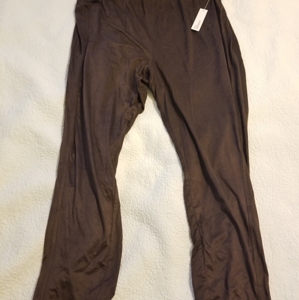 Downing studio, 2X, brown, faux suede